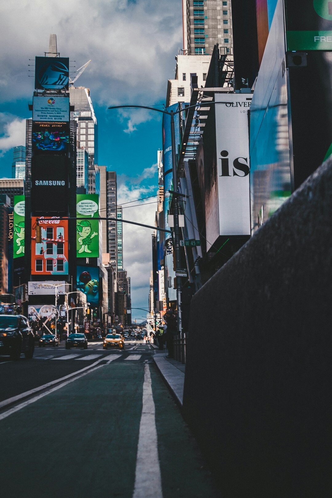 billboard in city