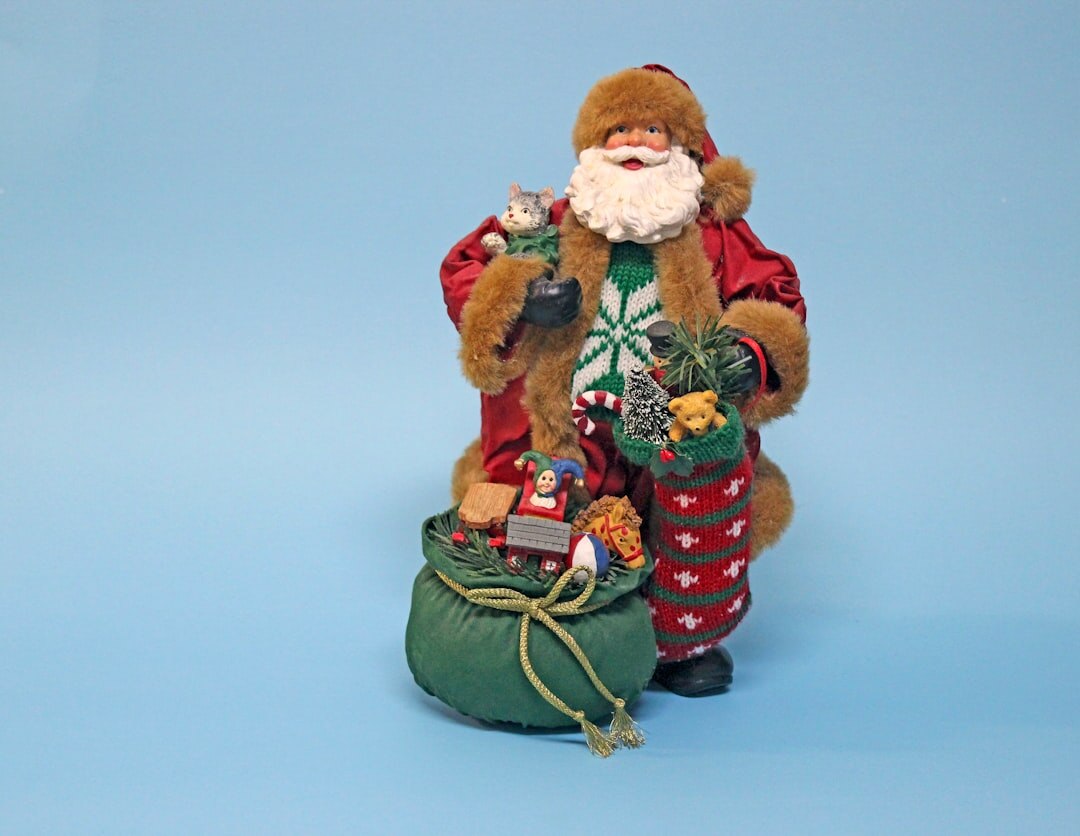 santa claus with coke bottle